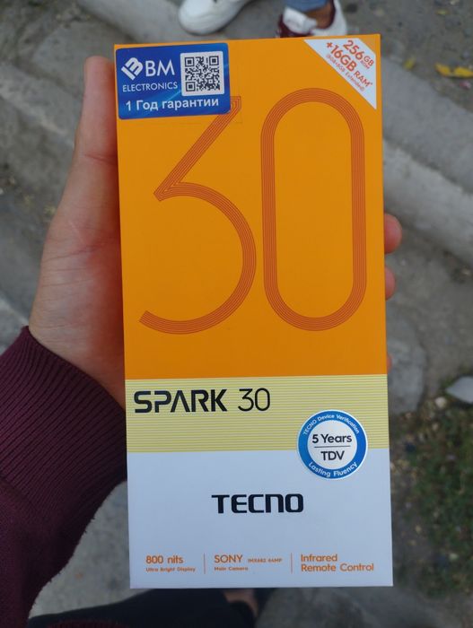 Techno spark 30 bor