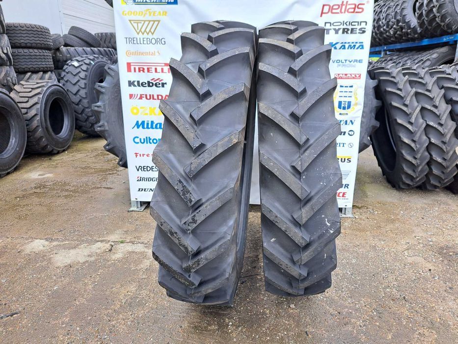 Cauciucuri noi 13.6-38 CULTOR 8PR anvelope TRACTOR U650 spate