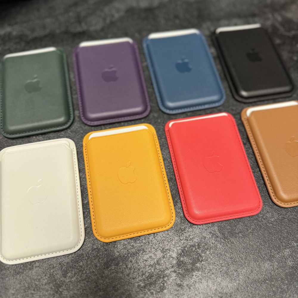 Кожено портмоне с Magsafe за iPhone 12 | 13 | 14 | 15 PRO и PRO MAX