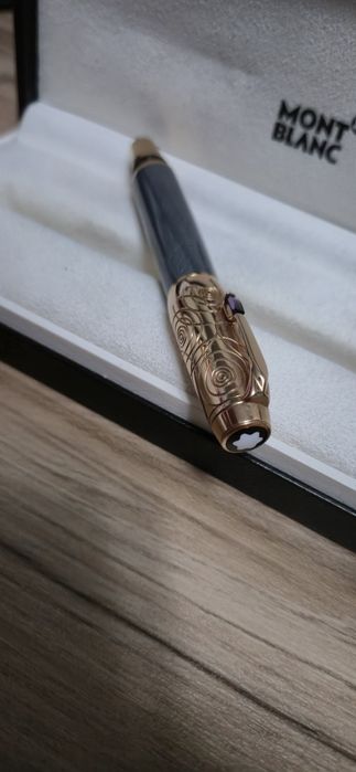 Stilou Montblanc Bohème Pirouette – NOS – Placat cu Aur – Raritate