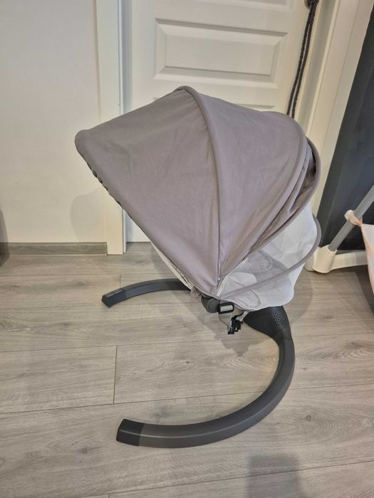 Електрическа люлка KikkaBoo, Codie Light Grey 2025