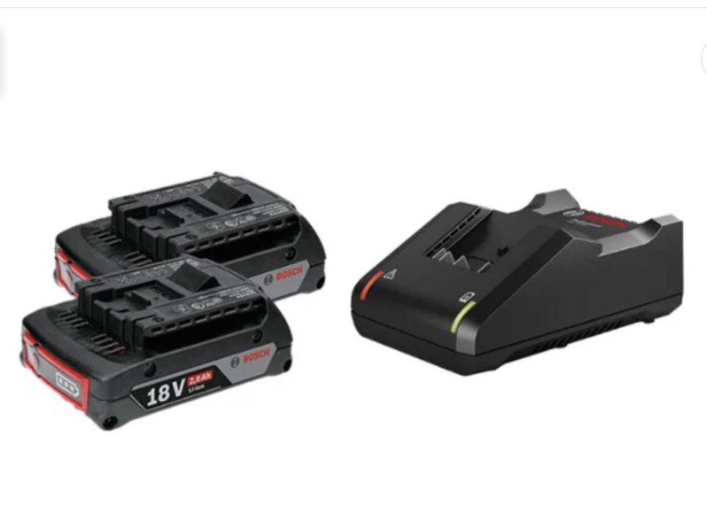 Bosch 18v-2Ah. Bosch GBA 18v 2ah. Set baterie bosch