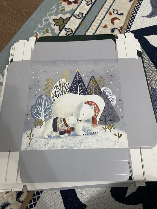 Подарочная каробка и наполнитель