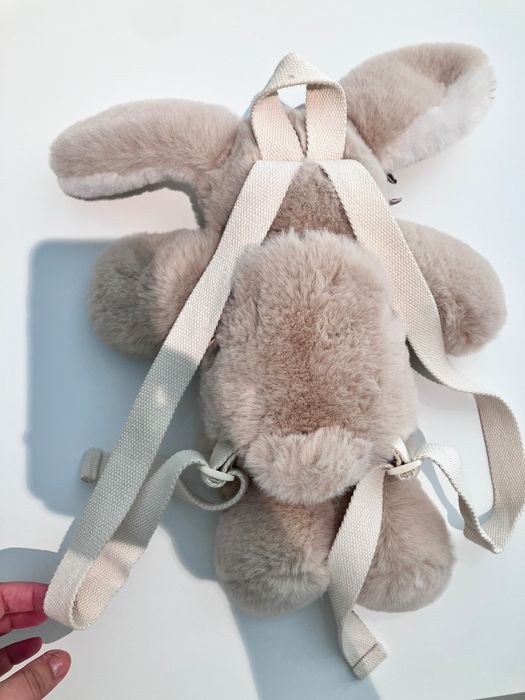 Зайче плюшена играчка и раничка Zara