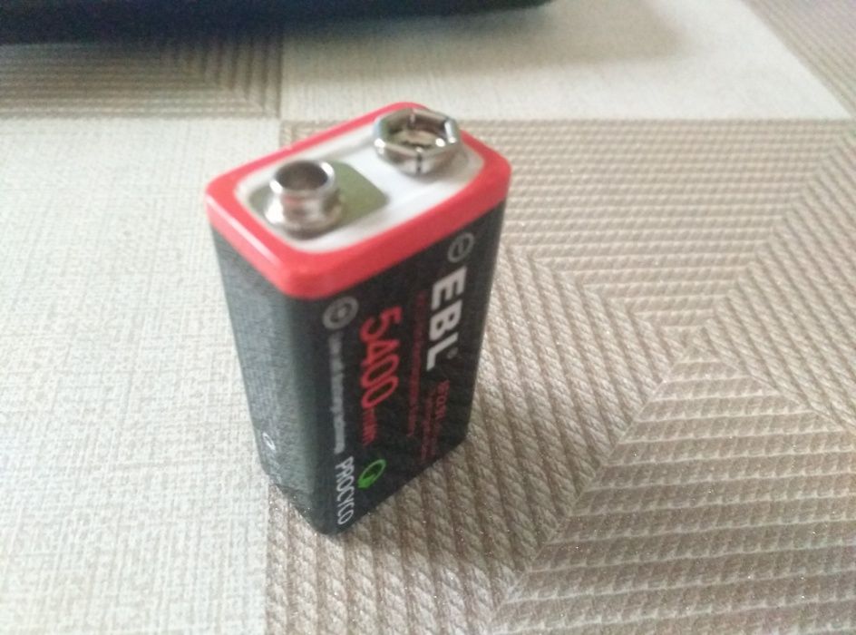 Презареждаема 9V батерия, Rechargeable battery 9 v