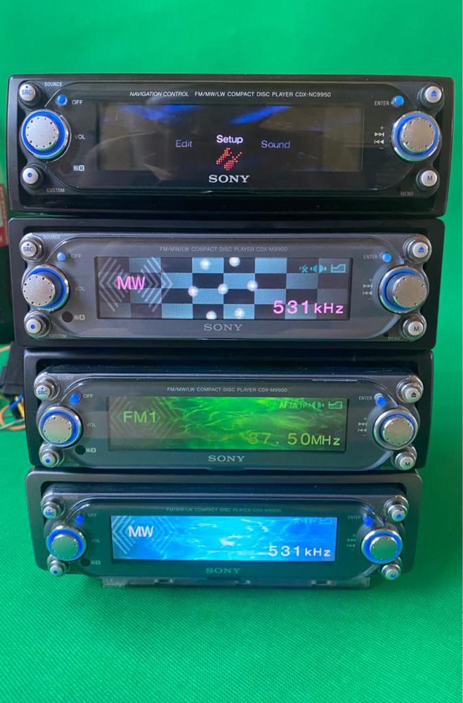 CD player auto Sony CDX M 9900/9950 Cap serie Color adapor BT-Usb