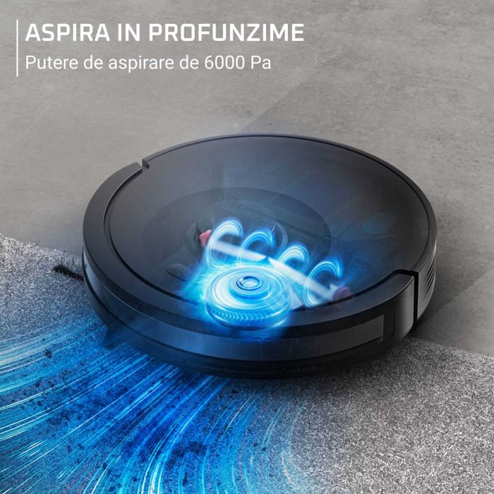 Robot aspirare Rowenta Serie 85+ RR87D5WH 6000Pa, 270 min, statiePraf