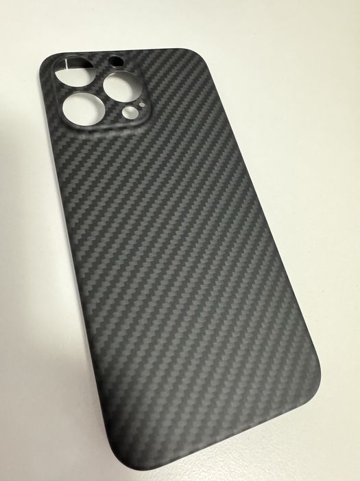 Husa carbon kevlar aramid iPhone 15, 15 Pro, 15 Plus