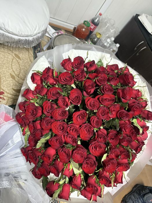 Букет цветов 81 шт