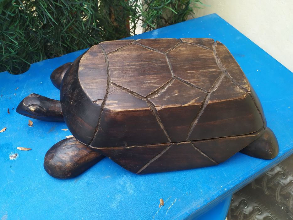 Стара дървена игра/костенурка