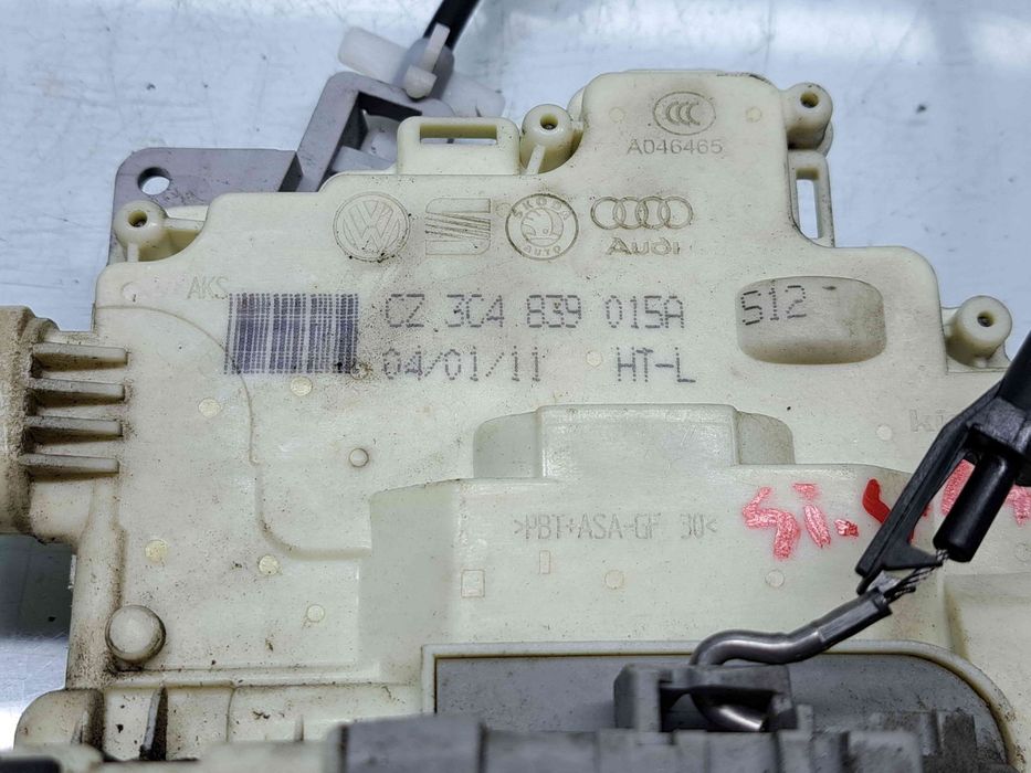 Broasca usa stanga spate Volkswagen Passat B7 (362) [Fabr 2010-2014]