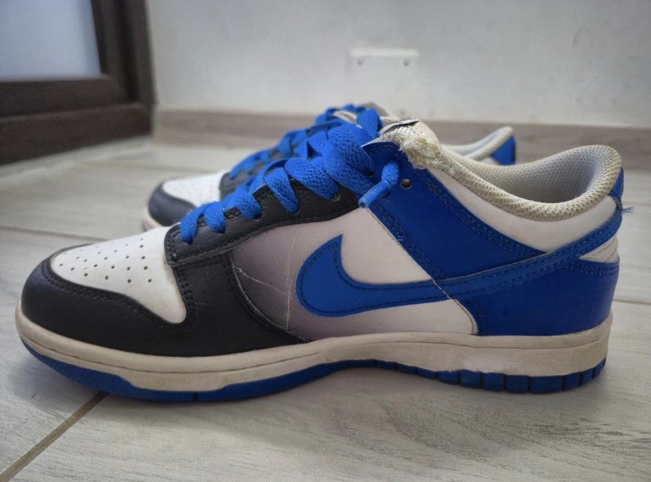 Nike Sportswear DUNK - Sneakers low - game royal/black/

white
