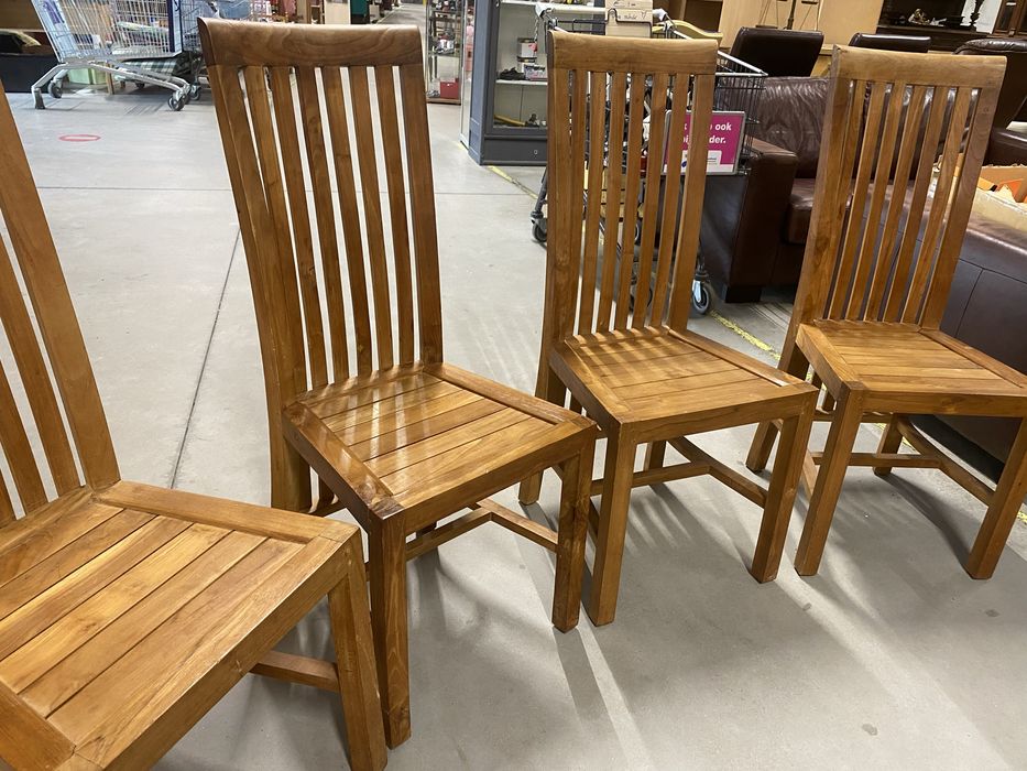 Scaune set 4 buc lemn masiv esnta nobila stejar indestructibile Olanda