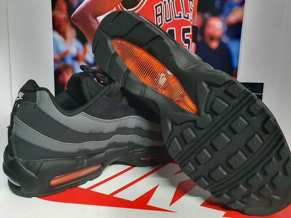 Оригинални Nike Air Max 95 ‘Black / Gray / Safety Orange’