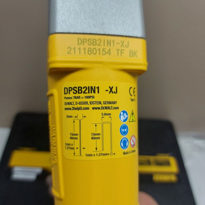 ПРОМОЦИЯ.Пневматичен такер за скоби и пирони Dewalt DPSB2IN1