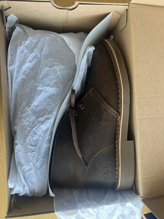 CLARKS Зимни обувки Desert Bt Evo Кафяв