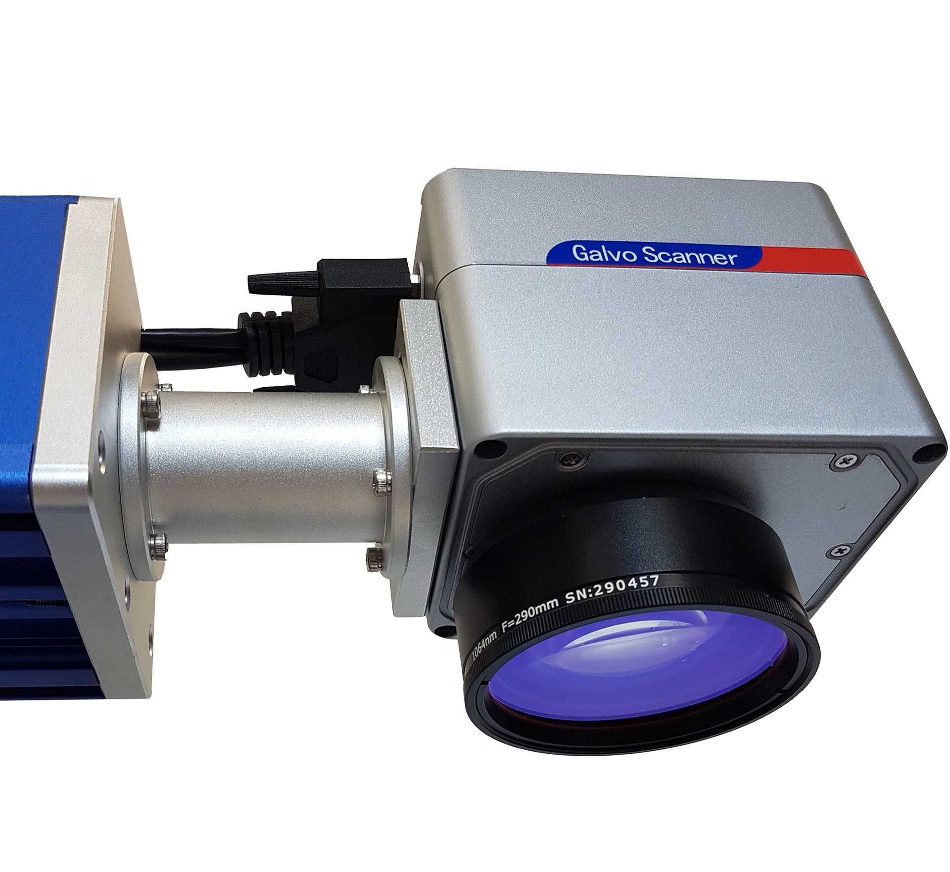 FIBER LASER 20W Mașină de gravat laser + axă rotativă + EZCAD