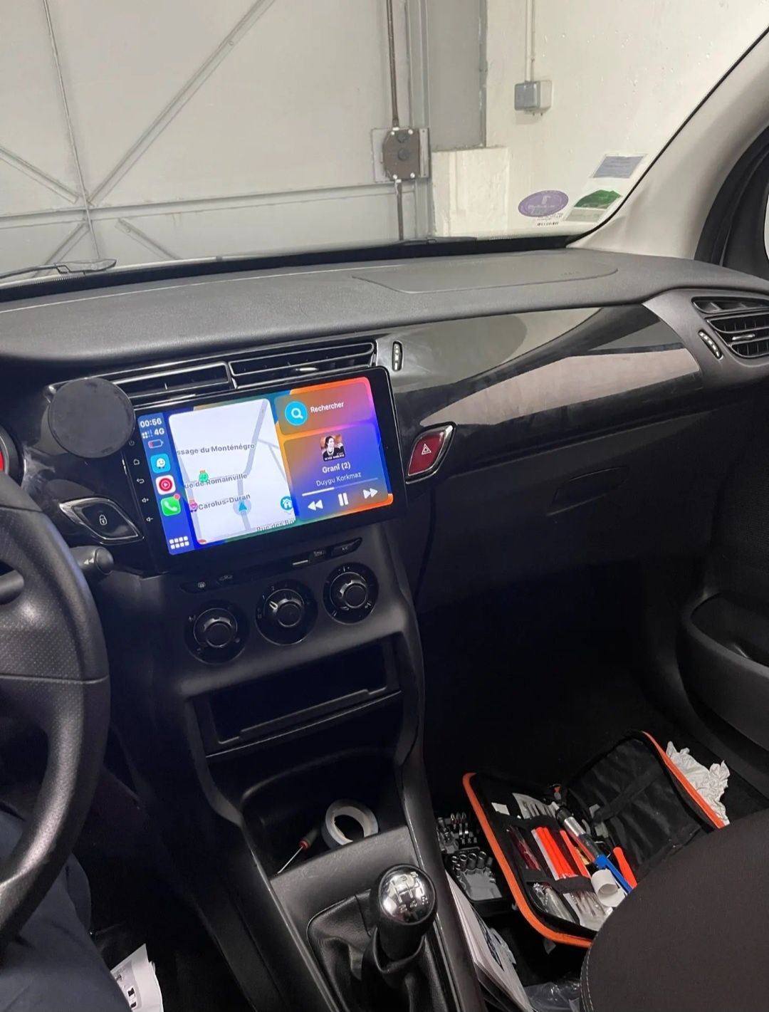 Navigatie android Citroen DS3 Waze YouTube GPS BT USB