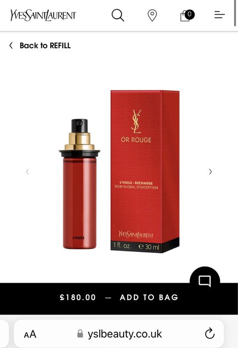 Подмладяващ серум за лице YSL OR ROUGE L'HUILE
