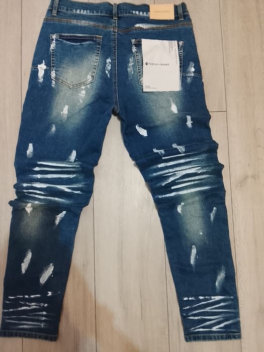 blugi noi purple jeans