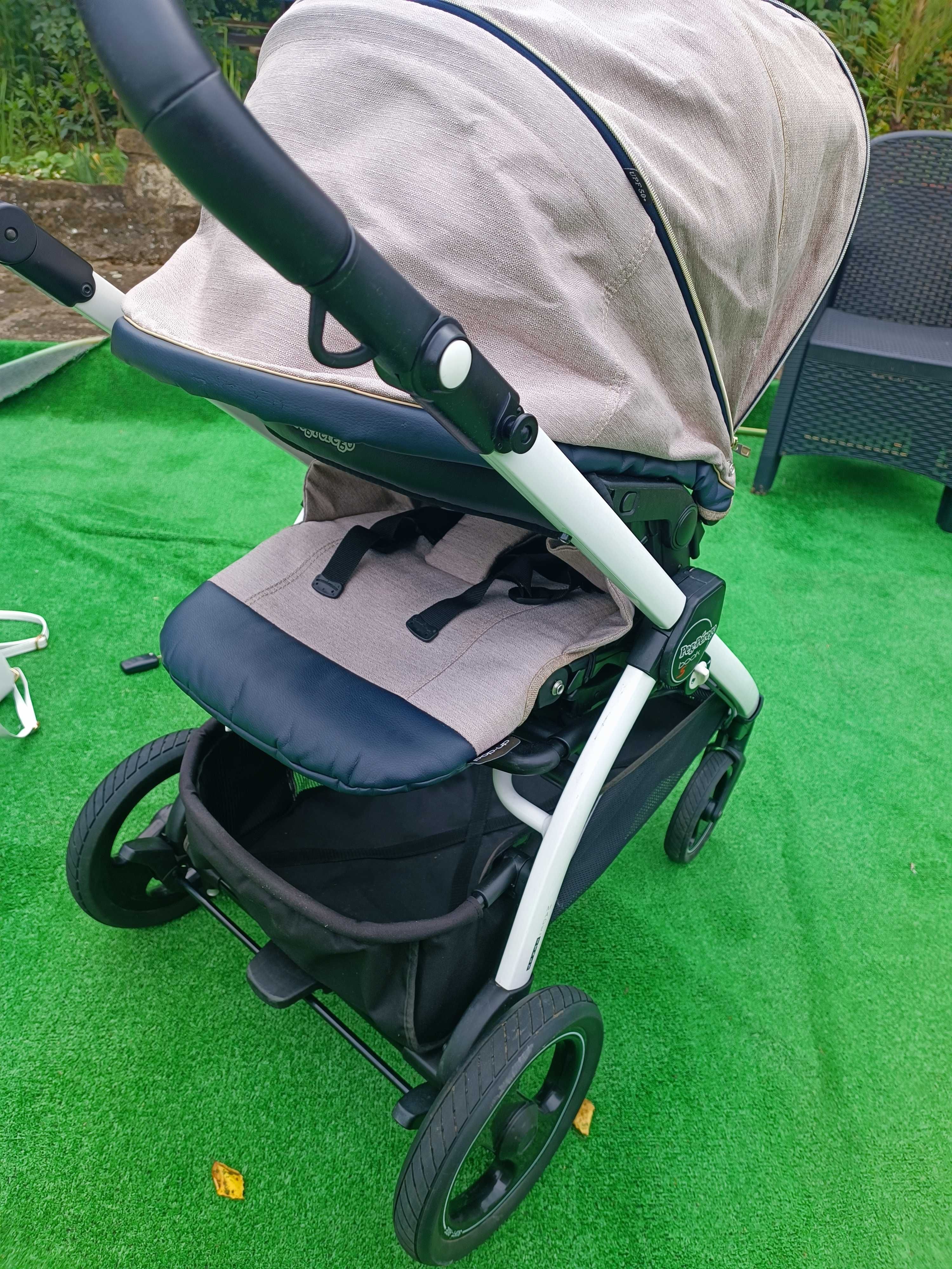 Бебешка количка 3в1 Peg Perego BOOK PLUS Modular Elite Luxe Beige 2017