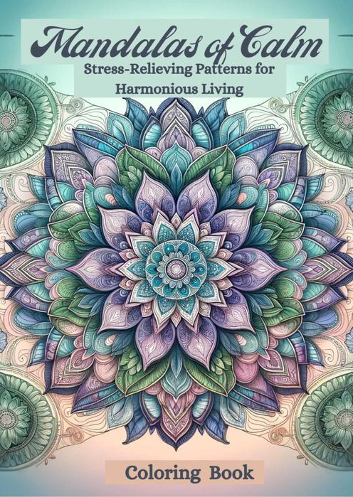 Антистрес Книга за Възрастни - Оцветяване на Мандали