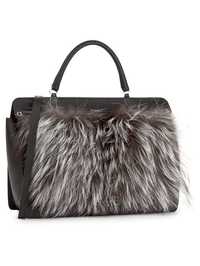 Дамска чанта Furla Like Bag естествен косъм