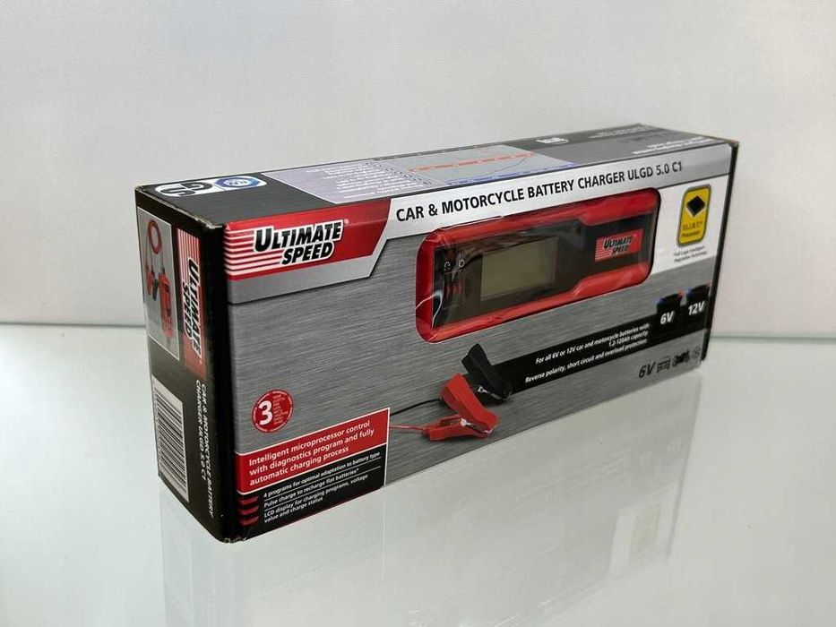 REDRESOR incarcator baterie auto 6-12V 5A microprocesor si display LCD