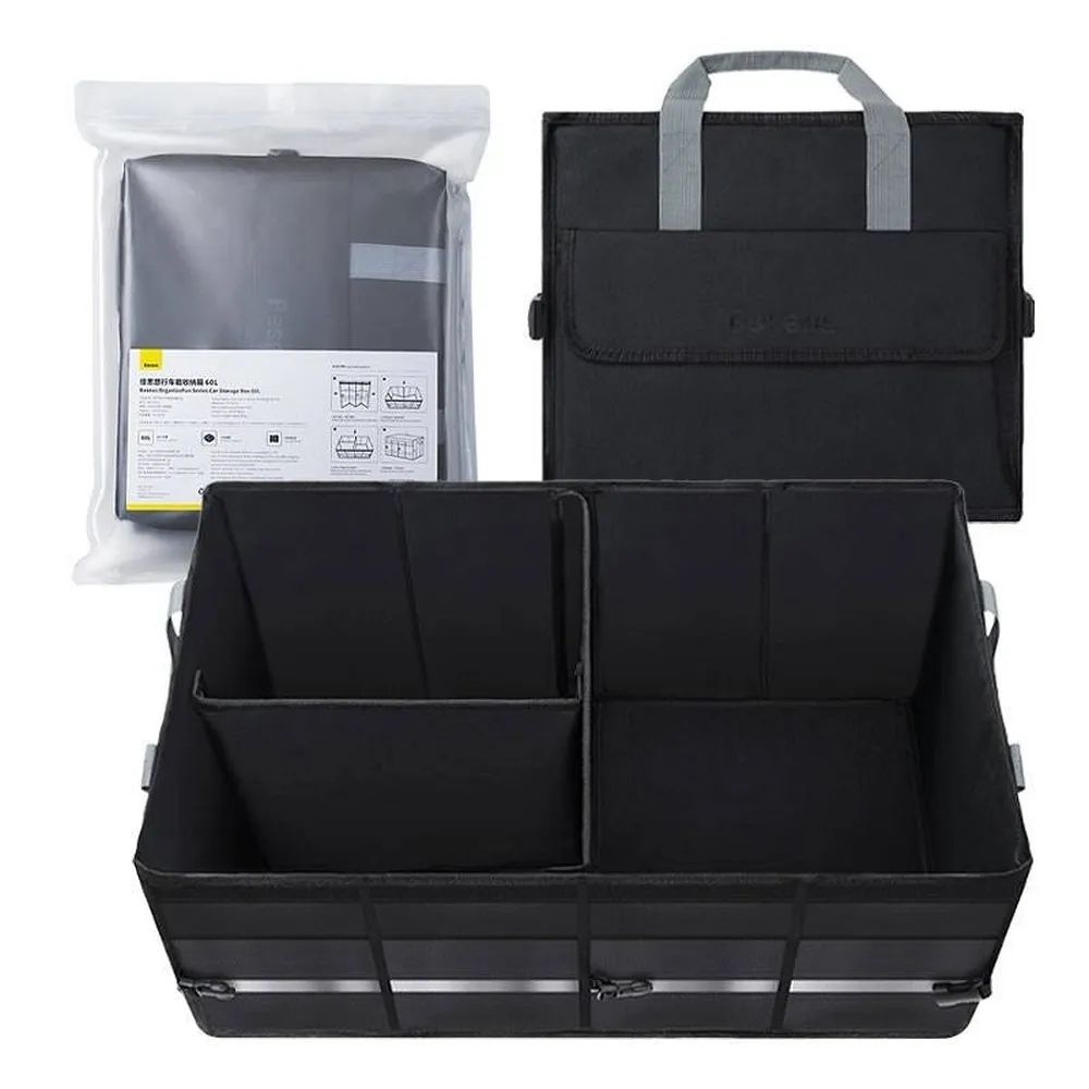BASEUS OrganizeFun Series Car Storage Box 60L Cluster Black