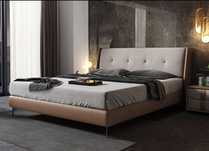 Pat de lux cu somiera "Manila" Divani & Sofa nou + 2 Noptiere