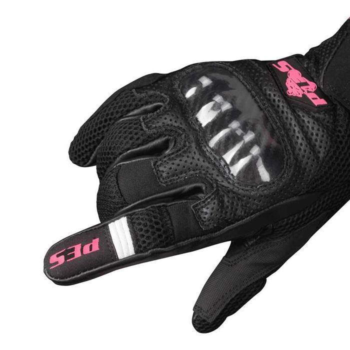 Mănuși Moto Dama PES din Piele și Textil – Protecție și Confort