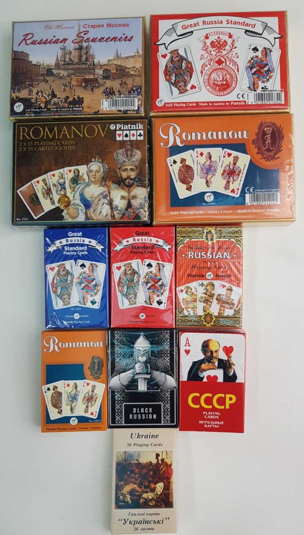 Тематичен Сет Колекция от карти за игра РОССИЯ