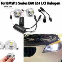 Bec led angels eyes bmw e60e61 facelift halogen