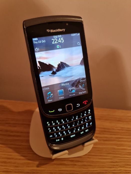 Blackberry 9800 Black negru, telefon vechi de colectie, stare buna!