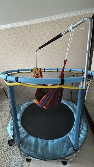 Батут детский, гамак, груша, брусья