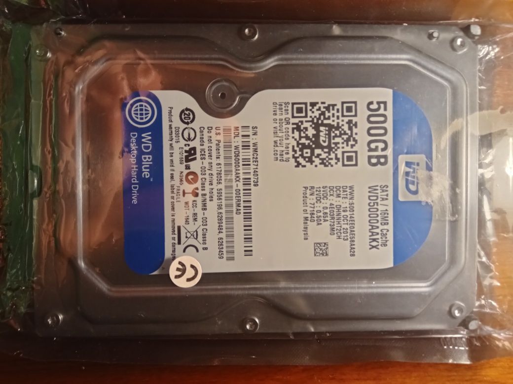 Hard disk WD Blue 500GB WD5000AAKX, SATA III, 7200 RPM, 16MB Buffer