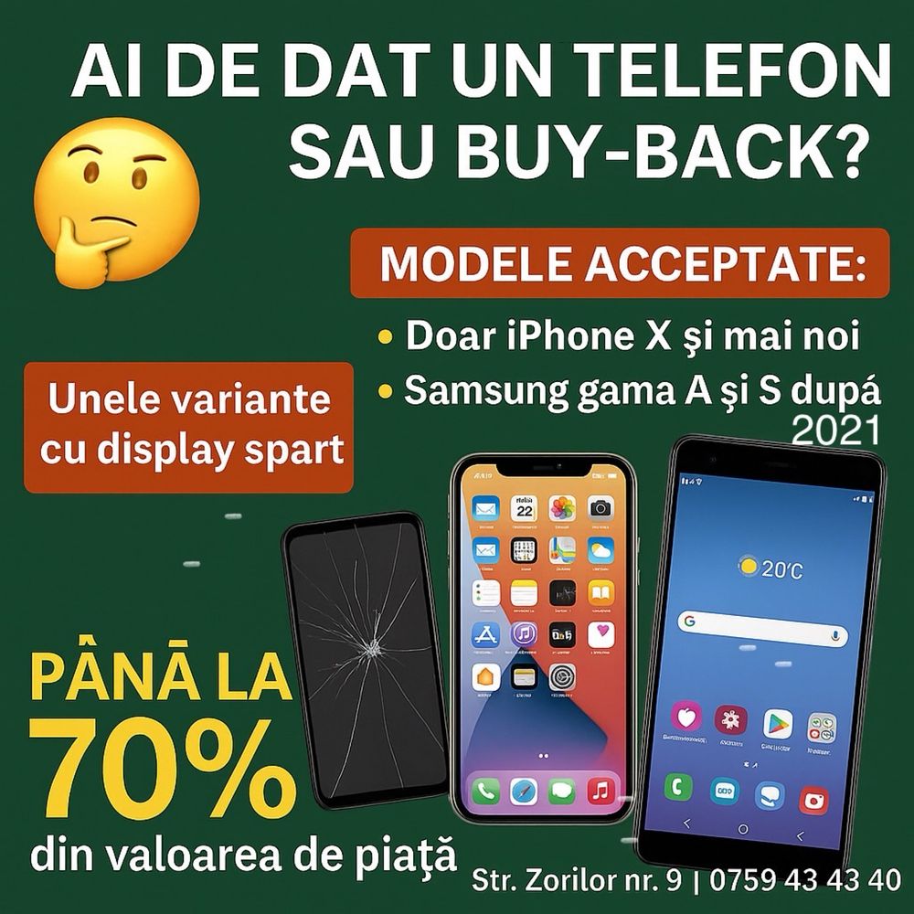  Magazin*Telefoane cu Garantie 12 luni - RATE ONLINE #iSpotMobile