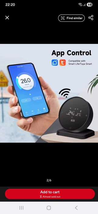 Nou Sigilat Termostat Centrala Ambient Wirreles WiFi Smart Fara fir