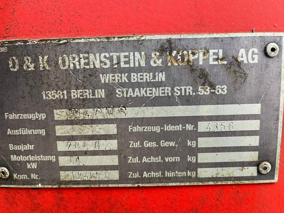 Excavator O&K RH4 PMS