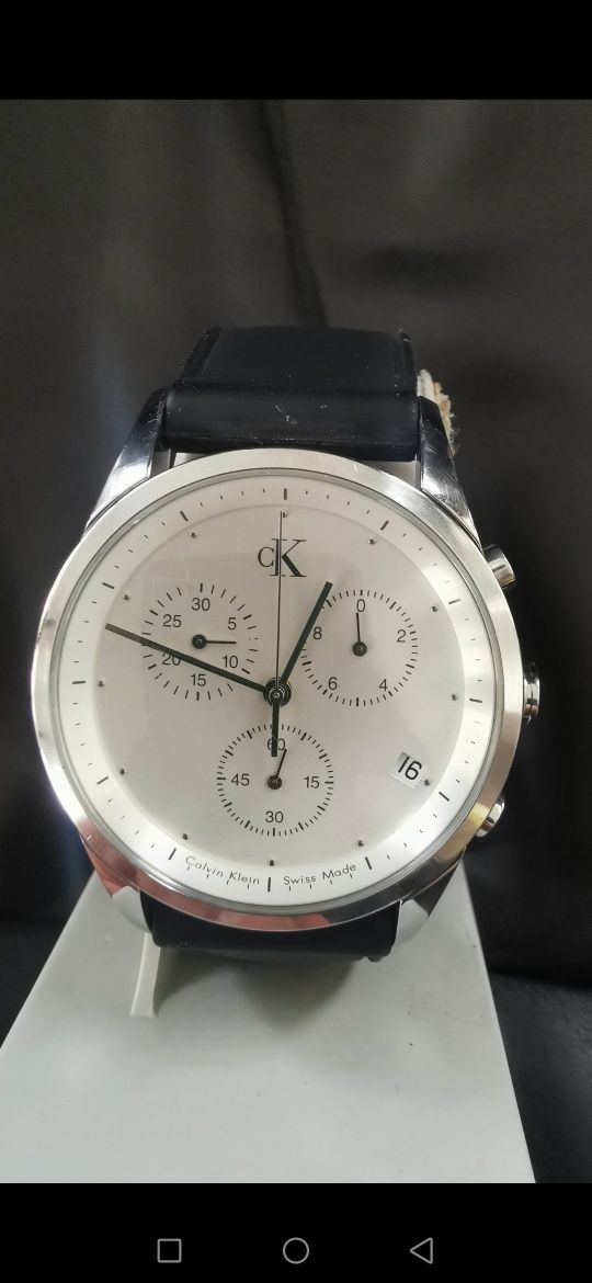 Ceas Kelvin Klein Chronograph - Elvețian - ETA 4 rubine - 41 mm