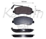 Placute frana renault master trafic mascott opel movan vivaro