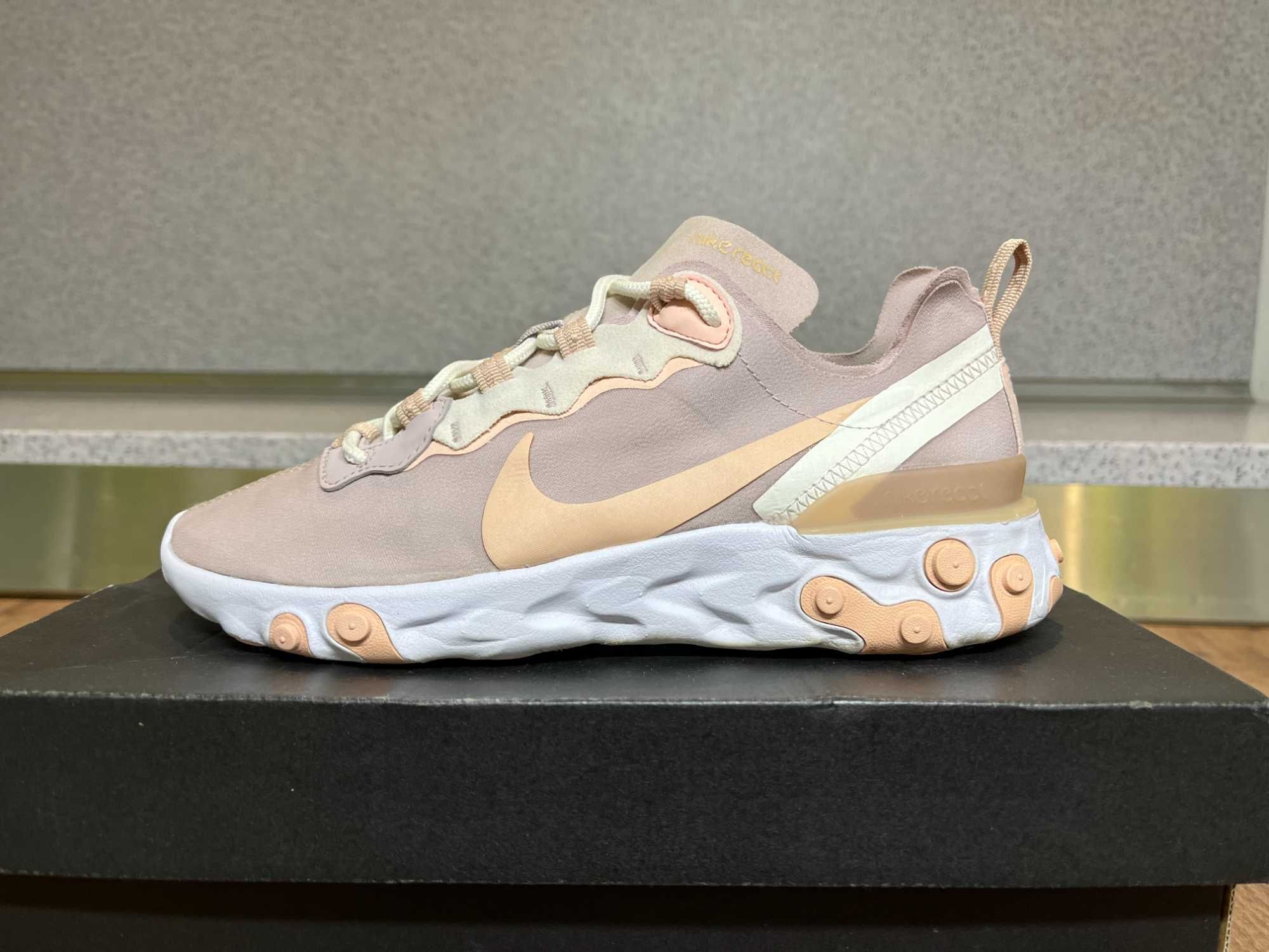 ОРИГИНАЛНИ *** Nike React Element 55 / Paltinum Violet/Shimmer