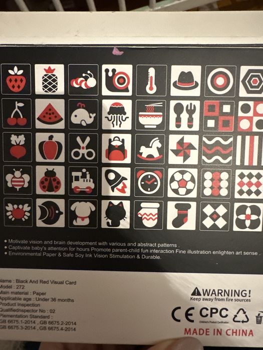 Визуални карти за бебета (3 до 6м)