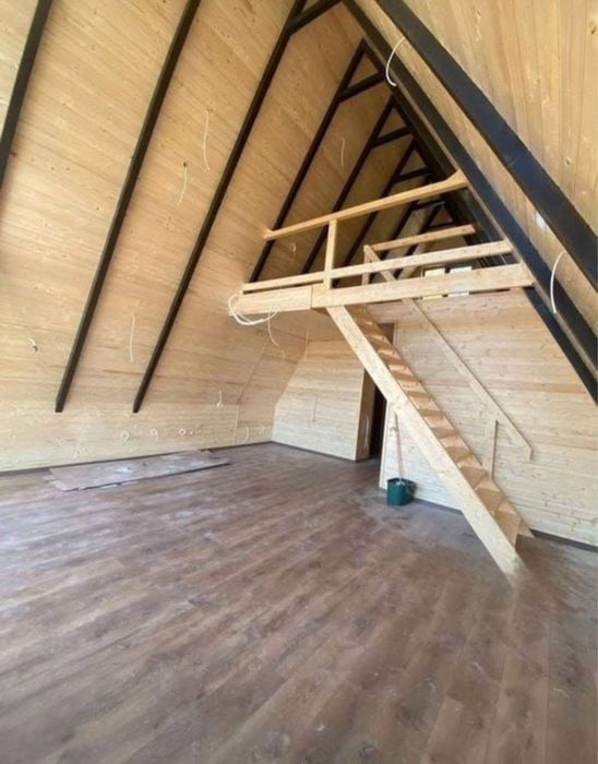 Construim cabane stil A-frame