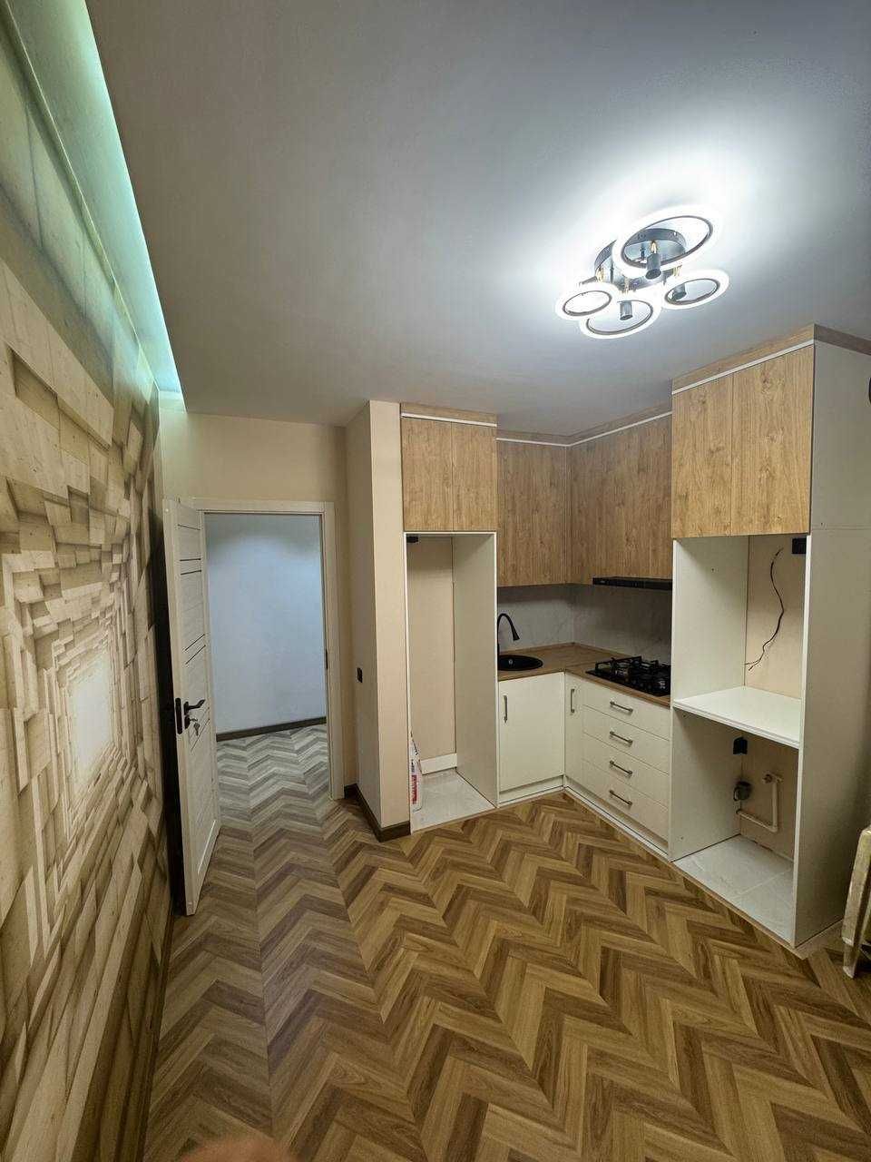 1в2 евро квартира 44 м², 1 этаж, Карасу-1, Академия МВД`