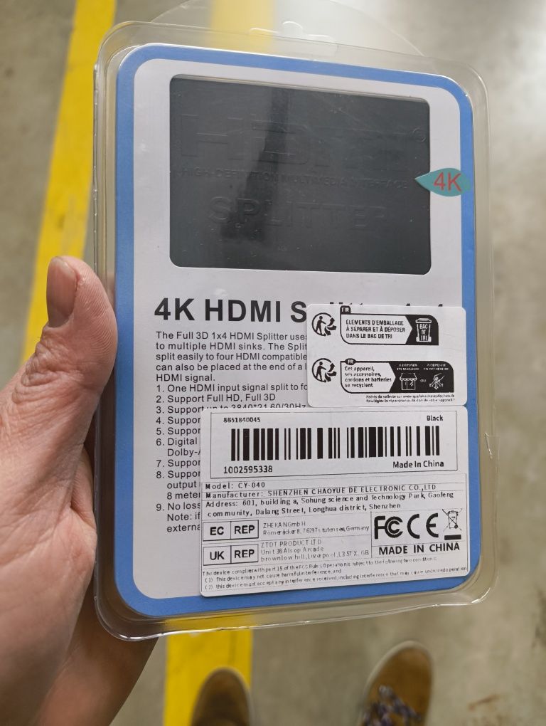 Сплитер/ Splitter HDMI 4K