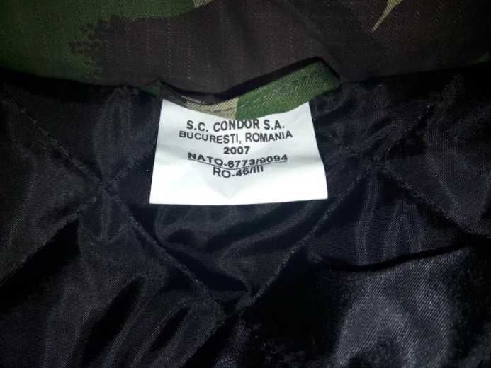 Scurta ripstop camuflaj cu gluga noua pentru pescuit sau vanatoare