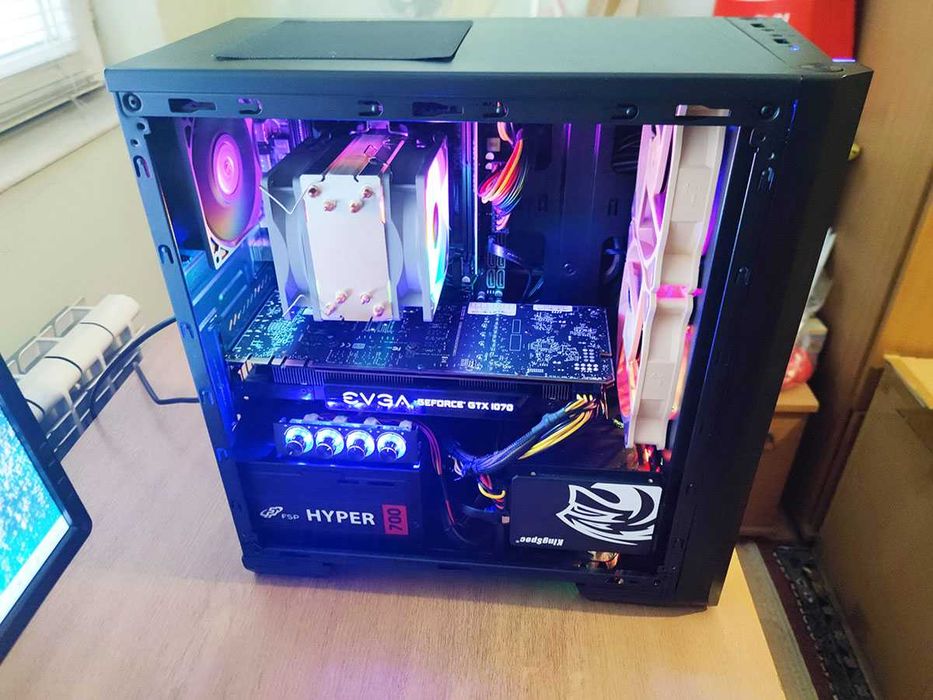 Геймърски компютър, Nvidia 1070, Xeon 2690 V4, 960GB SSD, 16gb Ram