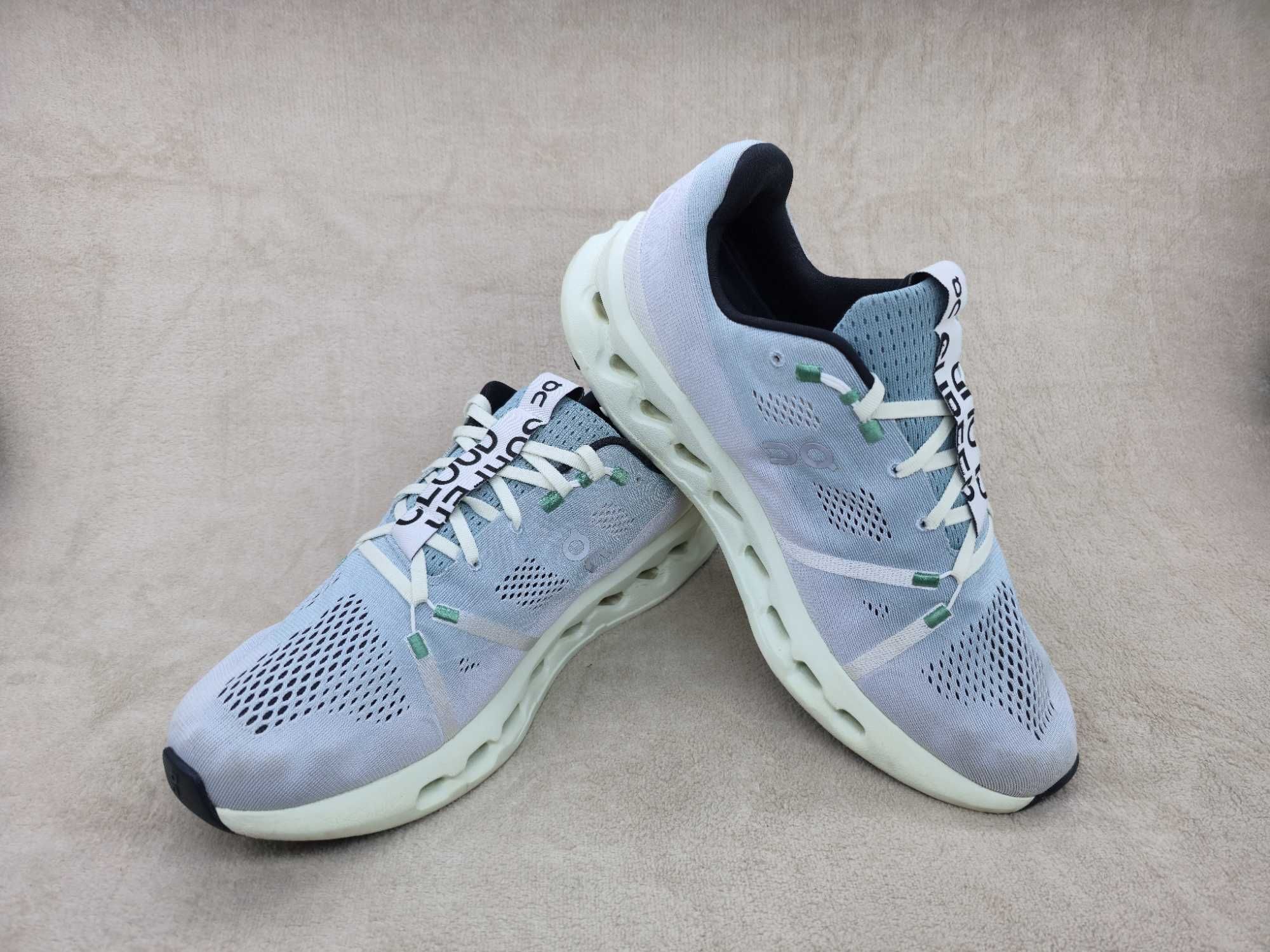 On Running Cloudsurfer Mineral/ Aloe - mărime 47.5
