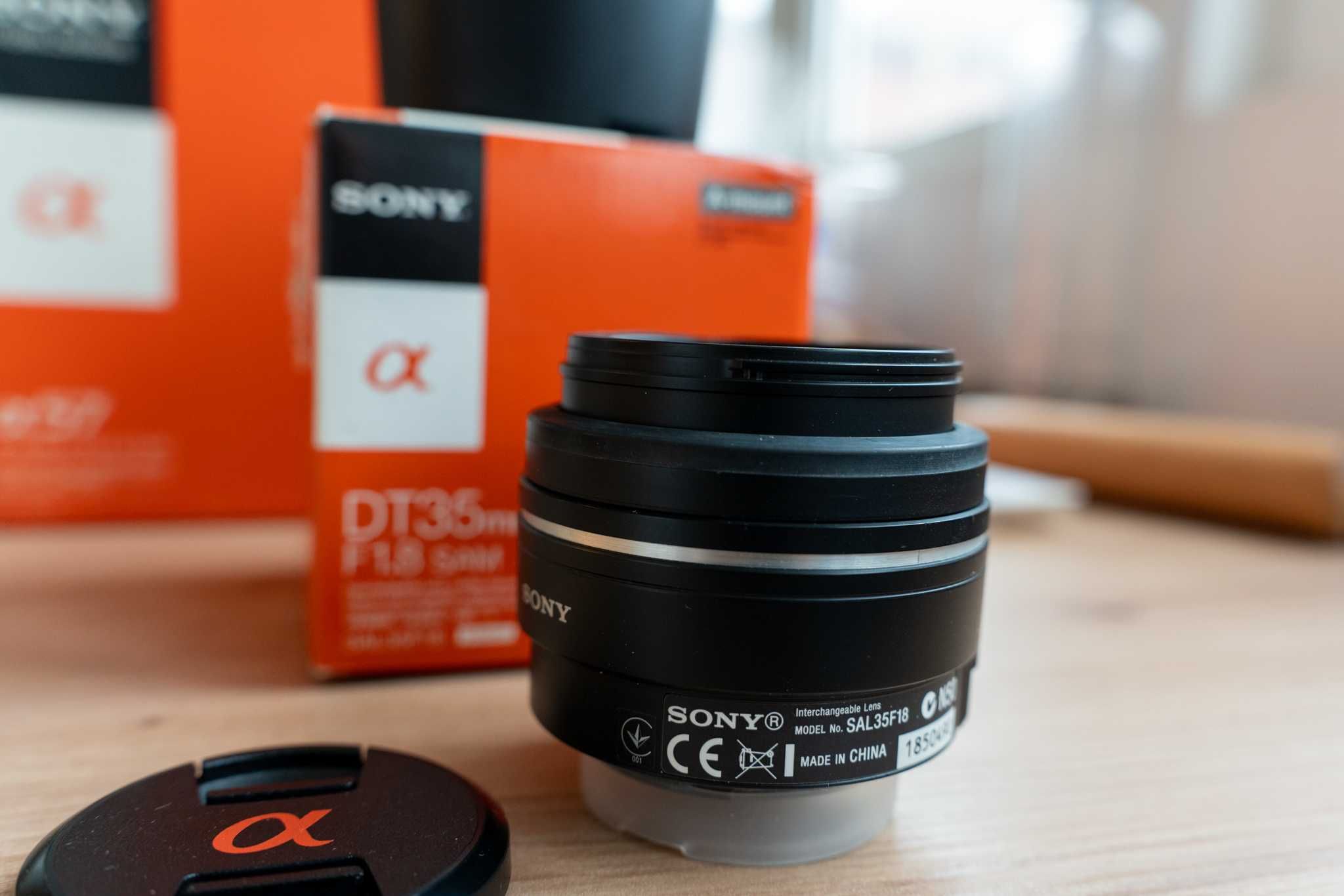 Фотоапарат Sony Alpha SLT-A57, два  обектива, карта памет,филтър PROMO